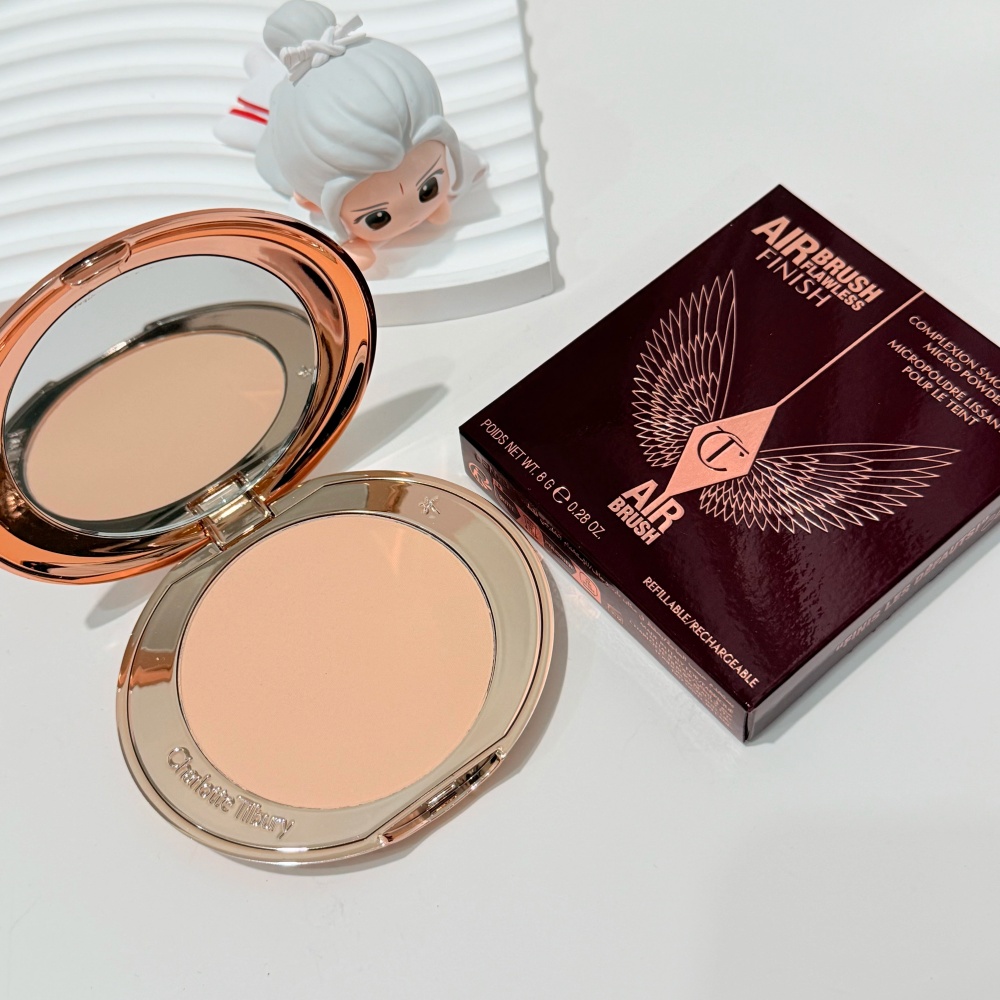 Huda Beauty Makeup Mini Kit - Charlotte Tilbury Set Preslenmiş Pudra Yağ
