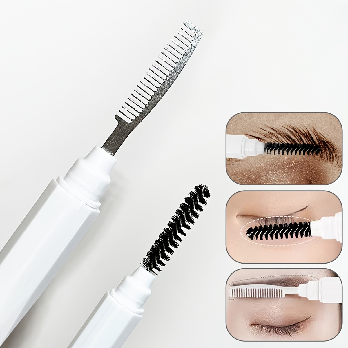 Beauty Makeup Store - Çift Başlı Kaş ve Kirpik Tarağı