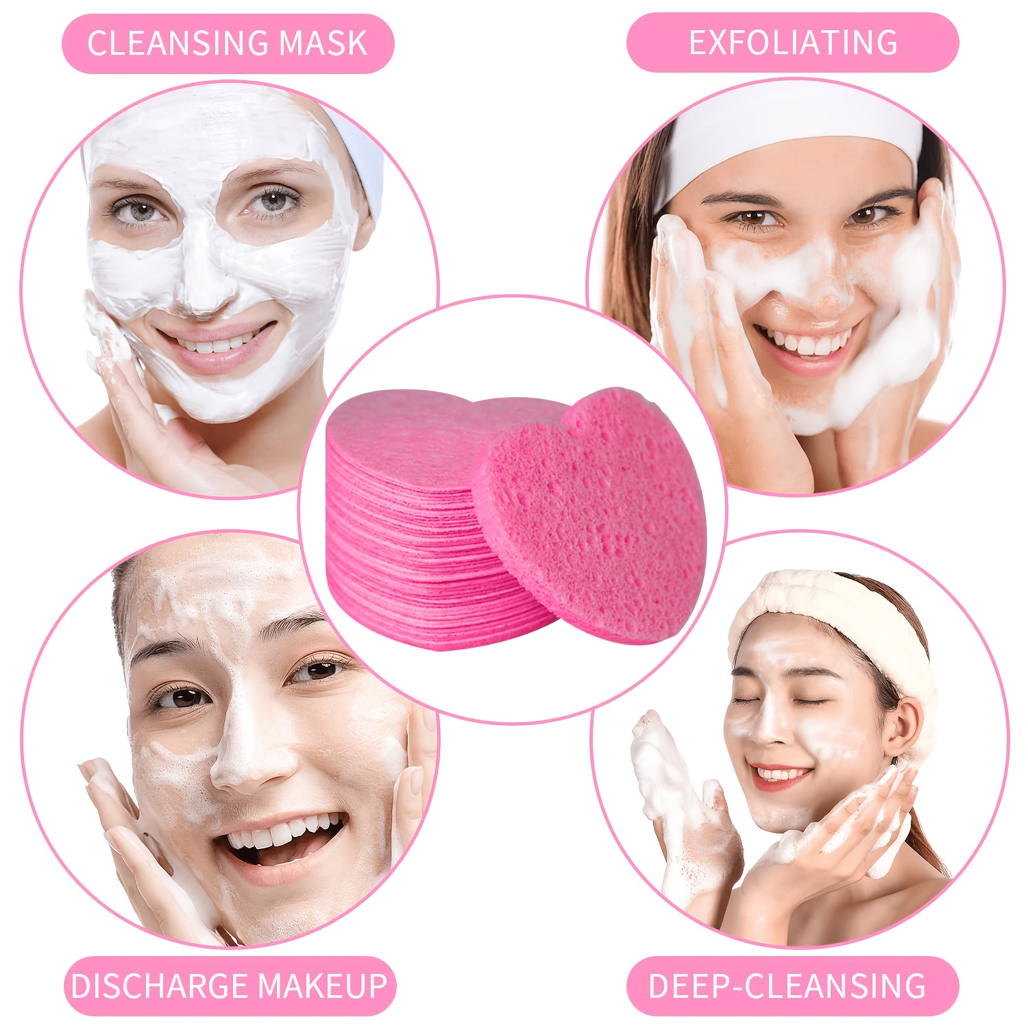 50 Adet Kalp Şeklinde Sıkıştır - Beauty Makeup Store incelemesi ve fiyatı
